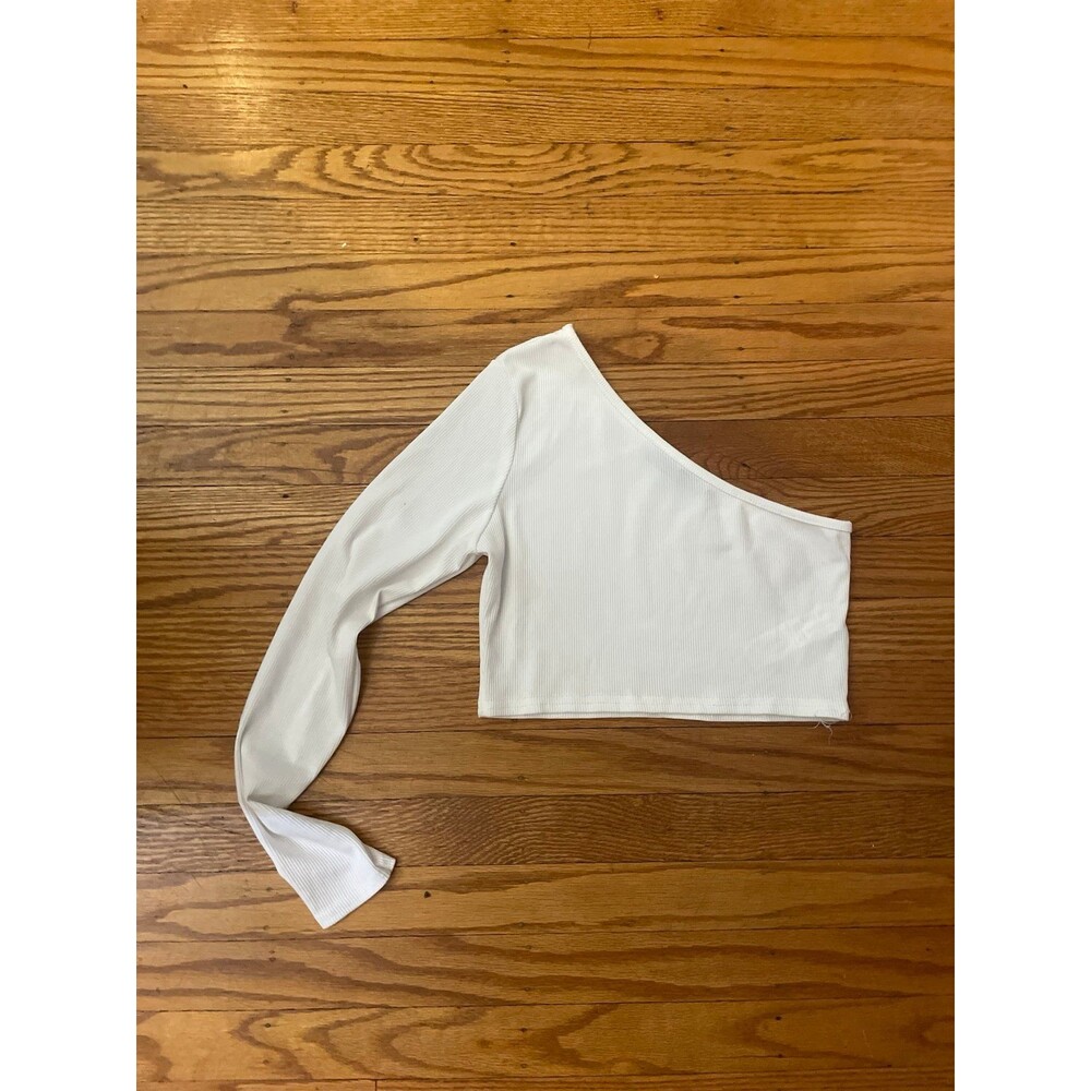 Nasty gal top white off the shoulder